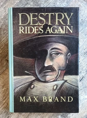 Destry Rides Again ~1987 HC Large Print~ Max Brand Jail Revenge Western Novel LP - Image 1 of 4