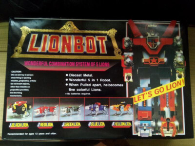 DHL Ship -New Lionbot (Taiwan Version) 1980 Chogokin Die DHL Ship -New Lionbot (Taiwan Version) 1980 Chogokin Die