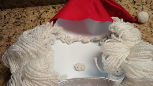 Babbo Natale kitsch vintage anni 80, fatto a mano, da bottiglia di candeggina. Ottimo con - Foto 13 di 19