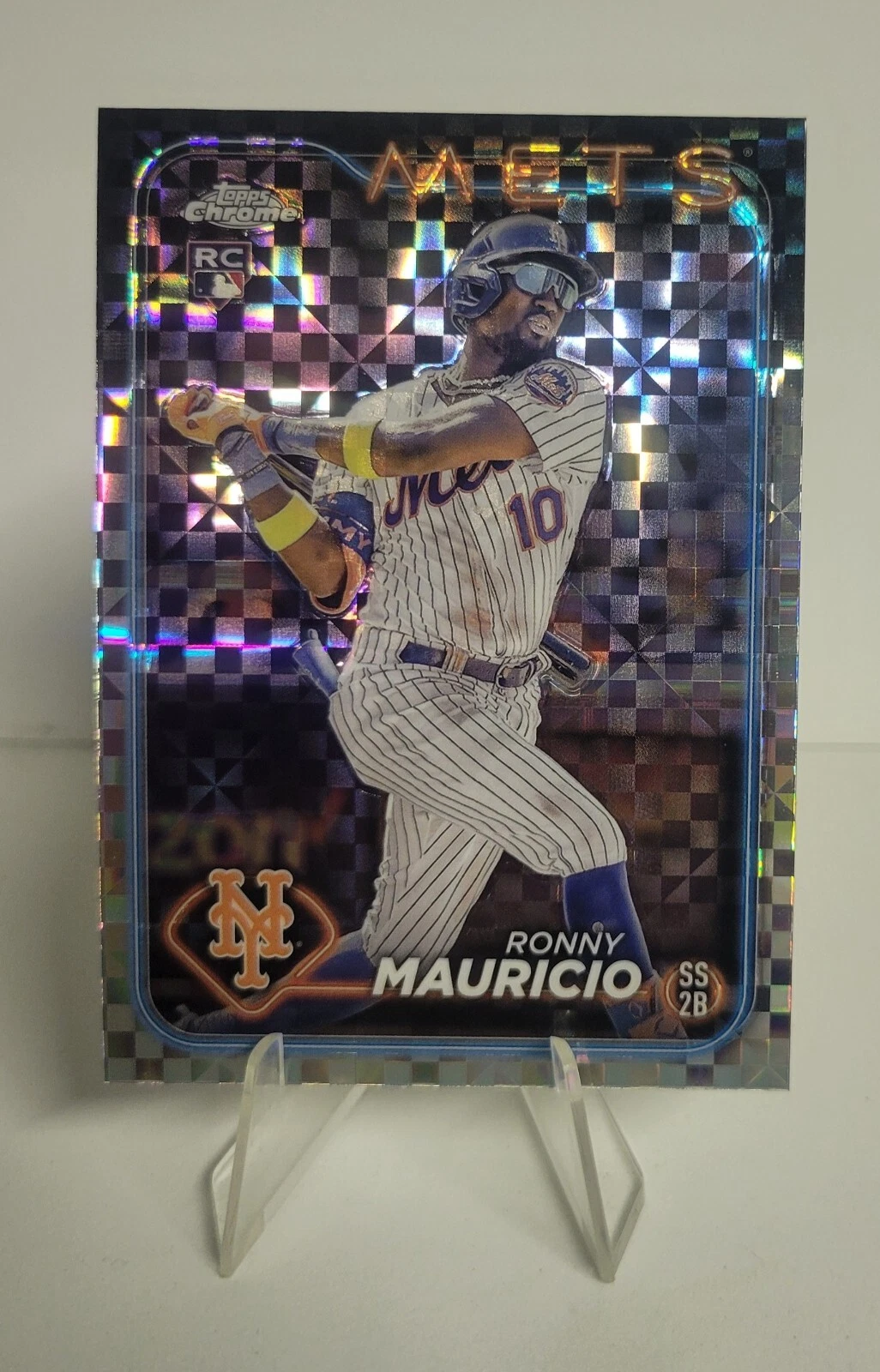 2024 Topps Chrome - X-Fractor #28 Ronny Mauricio (RC) Mets