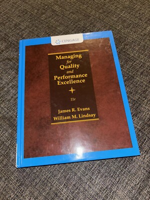 Managing for Quality & Performance Excellence 11th Edition - HARDCOVER