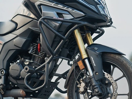Compatible Avec Honda CB 200X "Protection Moteur Garde Contre Les Chocs Noir"
