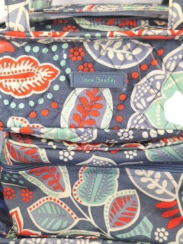 Vera Bradley 3 Pc Travel Make Up Cosmetic Organizer Jewelry Zippered Bag Set EC - Picture 19 of 20