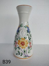Brocca Vaso Santucci Deruta dipinto a mano fiori Vintage 