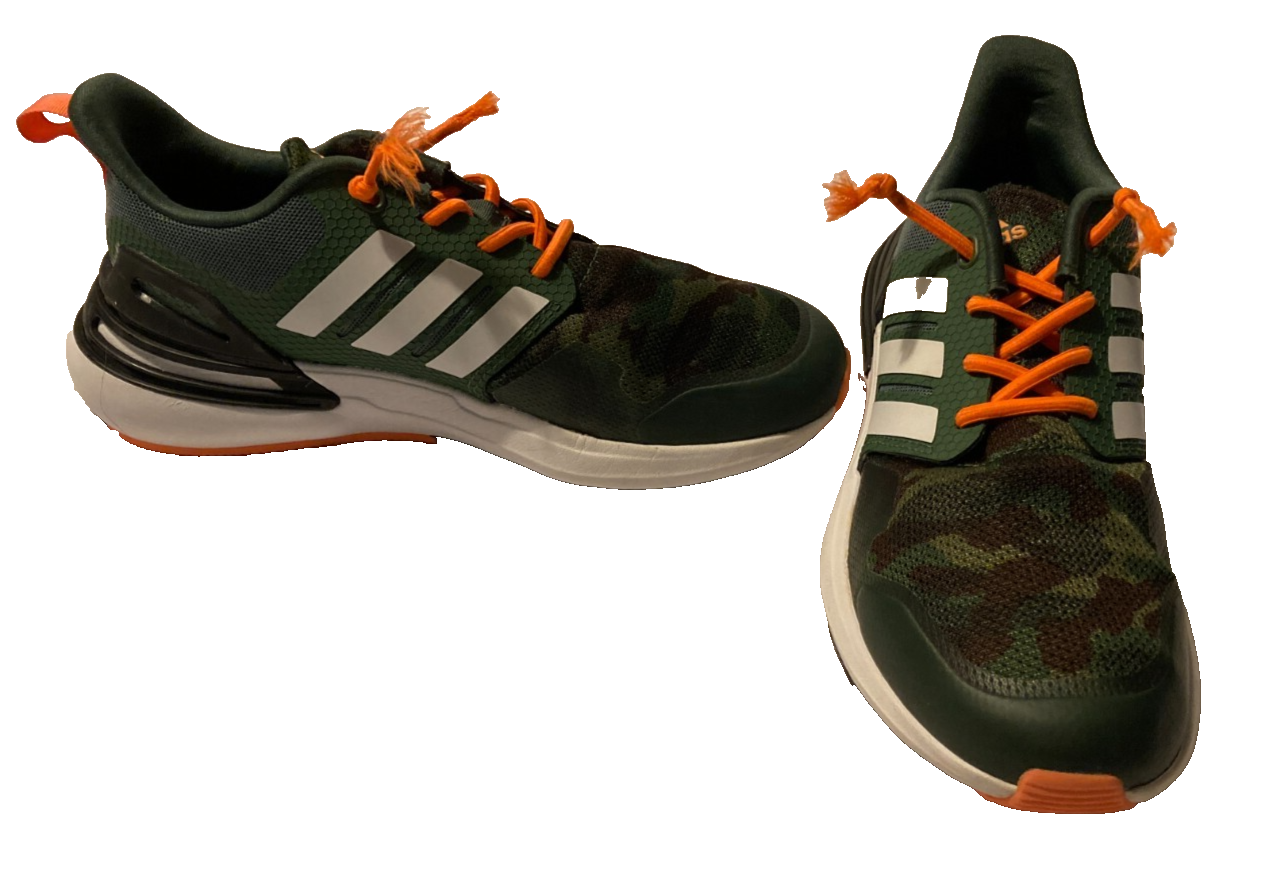 SAOLA Scarpe da corsa Adidas Ragazzi RapidaSport Bounce Verde Mimetico Sneakers (taglia 3 5)