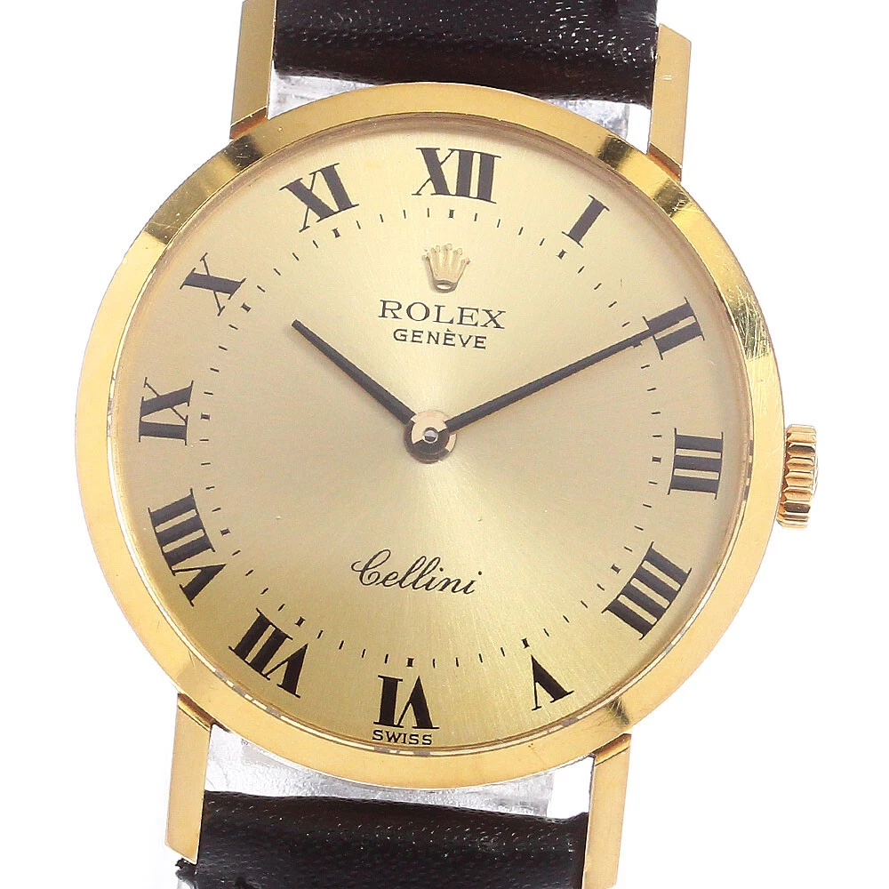 Rolex cellini gold top