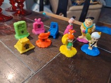 Lot of 9 1991 Hardees Flintstones First 30 Years Figures Toys Hanna-Barbera B1