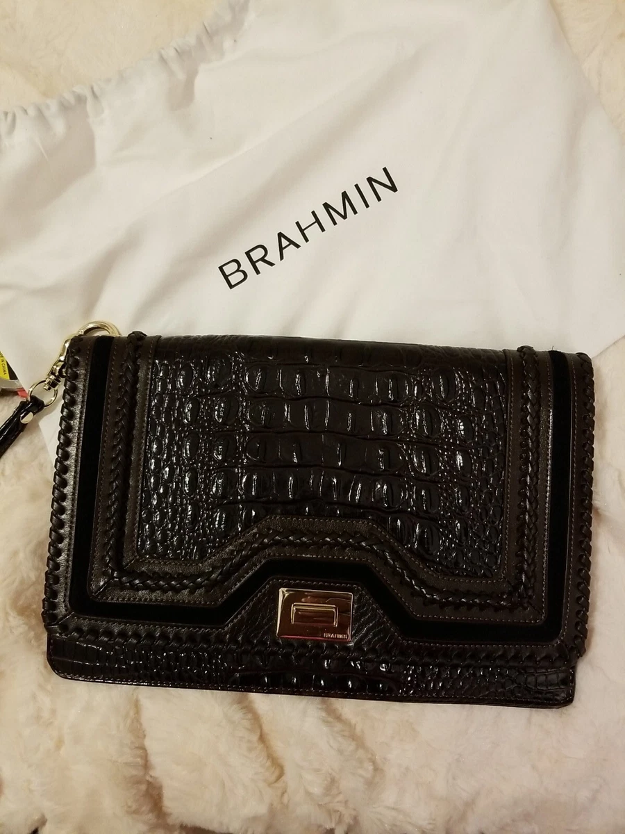 Brahmin Lily Pouch Dalton Cocoa eBay