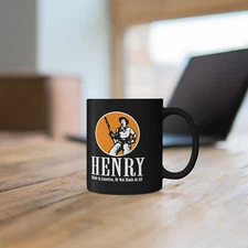 Henry Repeating Arms Logo 2 Sided 11oz Coffee Tea Black Mug