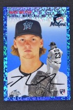 Max Meyer SN 2023 Topps Cromo Platino Aniversario/199 Azul Mini-Diamante #92