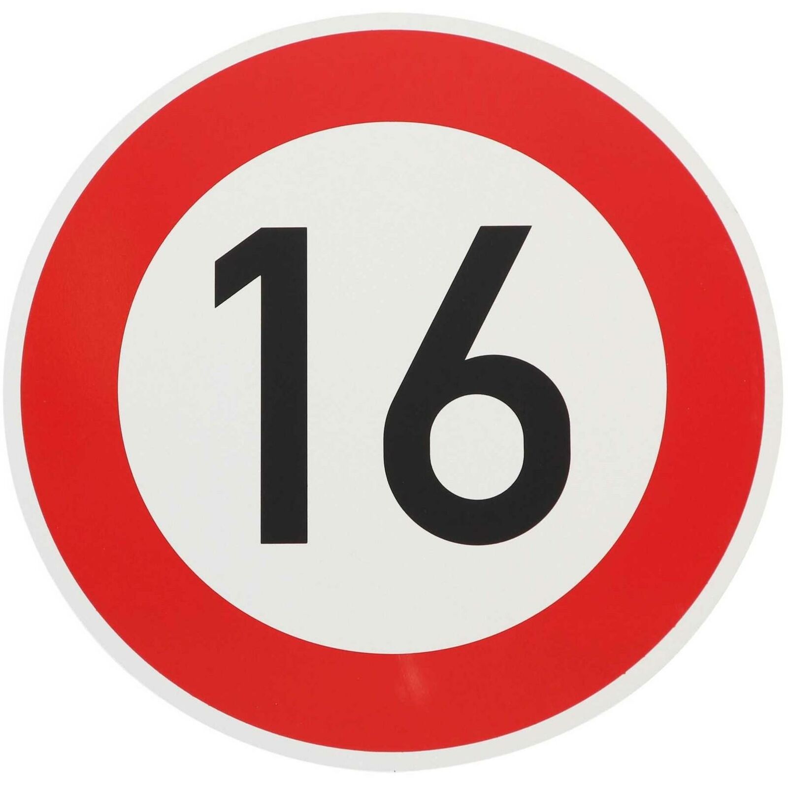 Verkehrszeichen 16 Geburtstag Verkehrsschild Schild Strassenschild Schilder NEU
