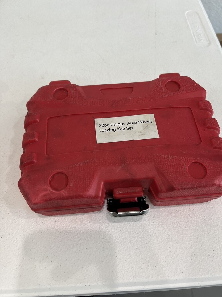 22 Pcs Wheel Locking Key Set Socket Tire Removal Socket Fits Audi Anti