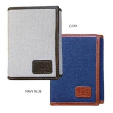 Avallone Men's Canvas & Leather Tri-Fold RFID Wallet