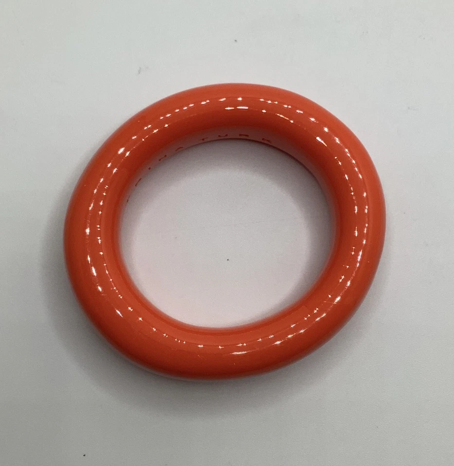 Подписанный Trina Turk оранжевый моды 7,5 дюйма смелый коренастый смолы браслет - Изображение 2 из 4