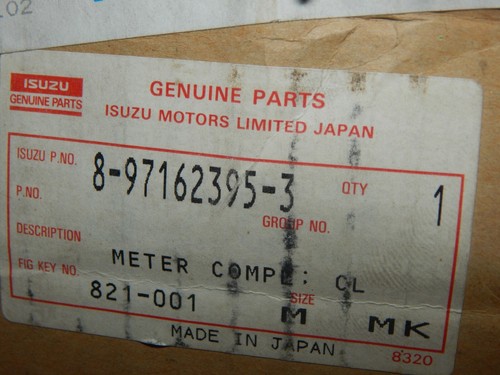 Nuevo OEM 1998-1999 Honda Acura SLX Sedan Meter Cluster completo 8971623953 *FLAW - Imagen 2 de 9