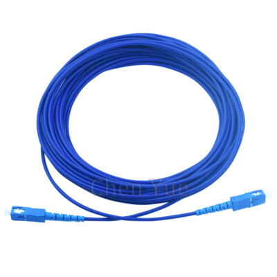 250M SC UPC Fiber Optic Patch Cord Anti rat Armored SM Single 9/125 Fiber Cable