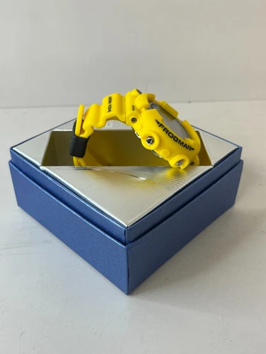 CASIO G-SHOCK GF-8250-9JF Yellow Rubber Solar Digital Watch FROGMAN Unused Japan - Picture 7 of 24