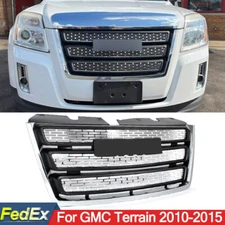 For GMC Terrain SL SLE SLT 2010-2015 Chrome Front Bumper Grille Grill Assembly