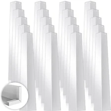 Therwen 20 Pcs 1.18 Inches x 1.77 Inches x 11.5 Inches Aluminum Siding Corner...