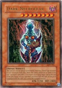 Dark Necrofear - LON-065 - Ultra Rare - 1st Edition x1 - Damaged