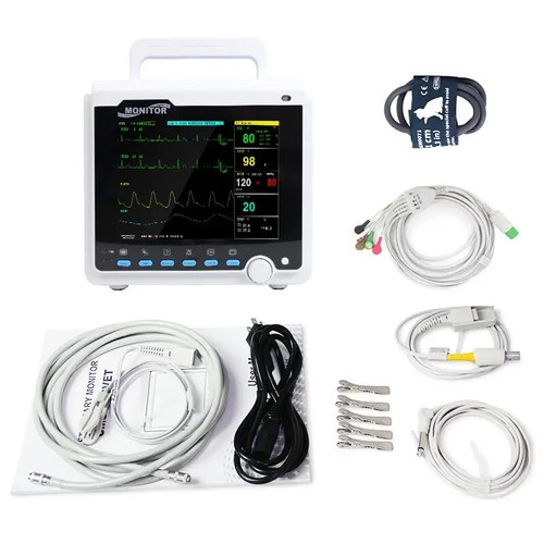 Veterinary Vital Signs Patient Monitor CO2 Monitoring 6 Parameters With ETCO2 - Picture 3 of 12