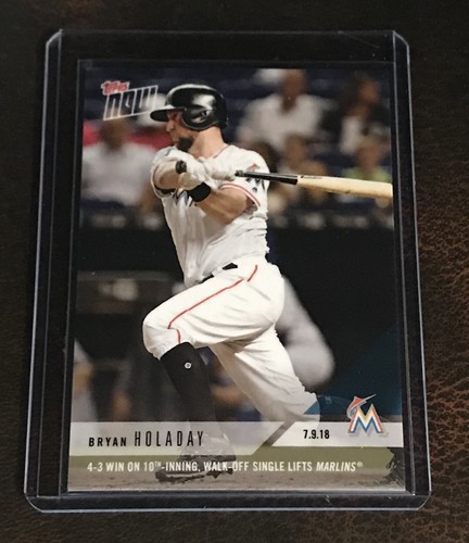 2018 Topps Now 436 Bryan Holaday