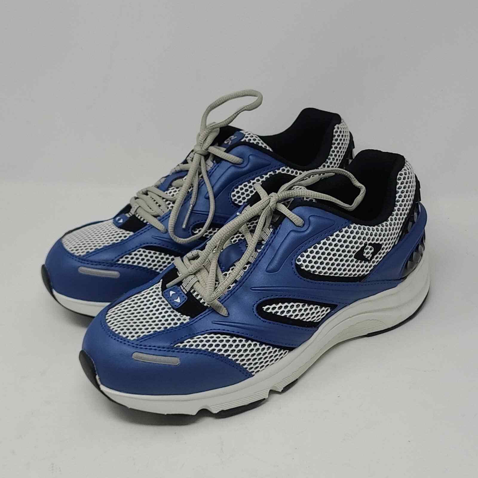 Apex V551 Men's Steath Runner Shite Blue Comfort Shoes Size 9 Extra Wide