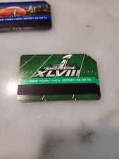 NEW NY/NJ Superbowl 48 Rare Collectible Metro Card from 2014.  2-2-14 New n Mint