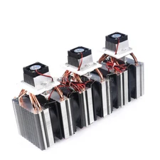 12V Thermoelectric Peltier Refrigeration Cooling System Kits Cooler Fan DIY