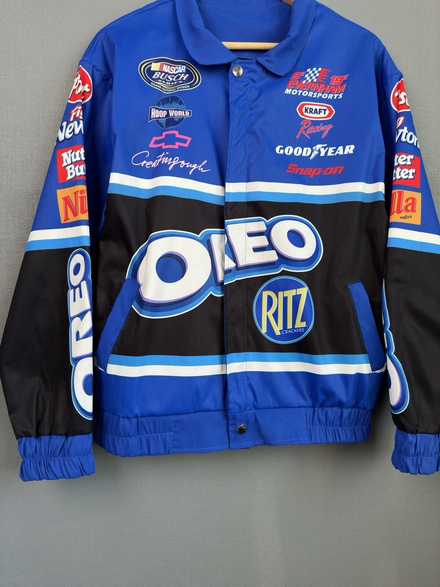 Vintage 90s NASCAR Oreo Chevrolet Racing Y2K Hype Jacket | eBay