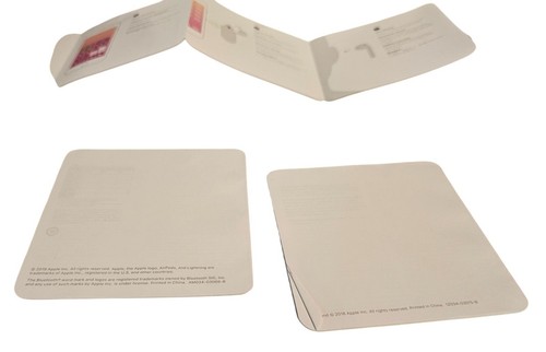 Apple AirPods Box boîte blanche modèle A2032 A2031 A1602 manuel du propriétaire BOITE SEULE - Photo 5 sur 10