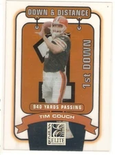 TIM COUCH SERIAL /940 2000 DONRUSS ELITE DOWN & DISTANCE 1ST DOWN 12D1 BROWNS
