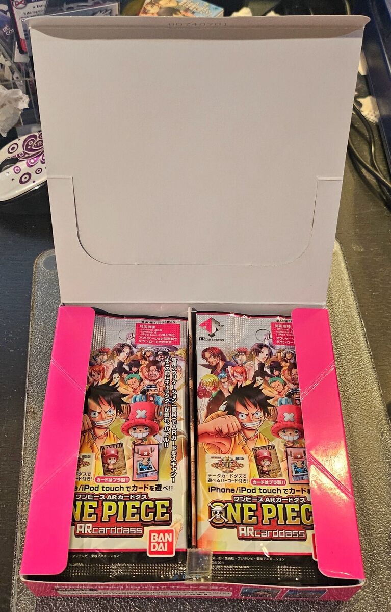 Bandai One Piece AR Carddass 01 Japanese - 1 Box( 20 Sealed Bandai One Piece AR Carddass 01 Japanese - 1 Box( 20 Sealed