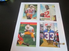 ERRICT RHETT BUCCANEERS (4) 1994 DIFFERENT CARD BRANDS ROOKIE CARDS O5/23/25. rookie card picture