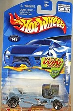 2002 Hot Wheels Mainline/Collector #149 JET THREAT 3.0 Light Blue w/Chrome5DotSp