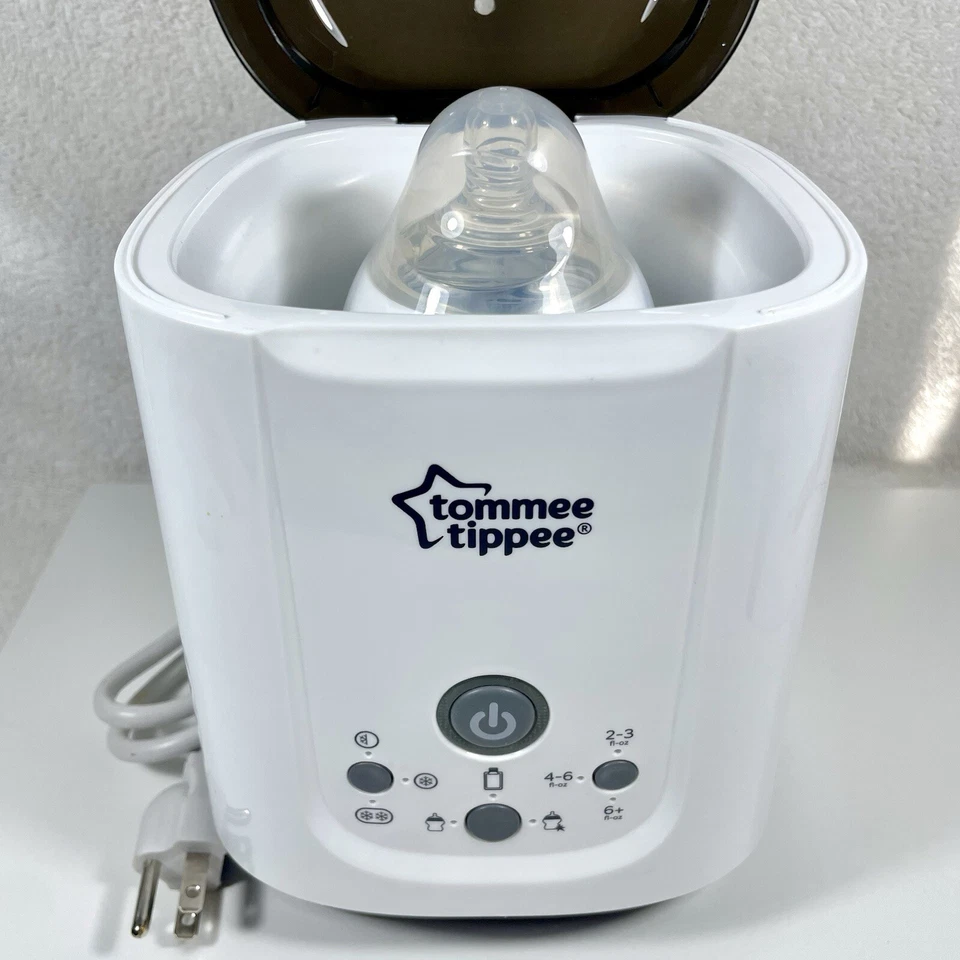 Tommee Tippee Go Intelligent Bottle Warmer Machine & New 9 Fl Oz Glass Bottle - Image 4 of 4