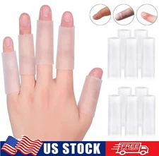 10× Gel Finger Sleeve Protectors Silicone Finger Sleeve Cushions & Protect USA