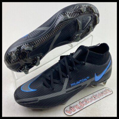 Nike Phantom GT2 Elite DF FG Mens Size 6.5 Soccer ACC Black Grey Blue CZ9889-004