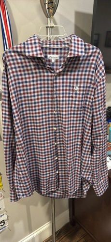 Peter Millar Texas A&M Plaid Button Down