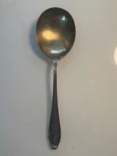 VINTAGE COOPER BROS AND SONS SHEFFIELD ENGLAND LARGE SERVING SPOON UNPOLISHED