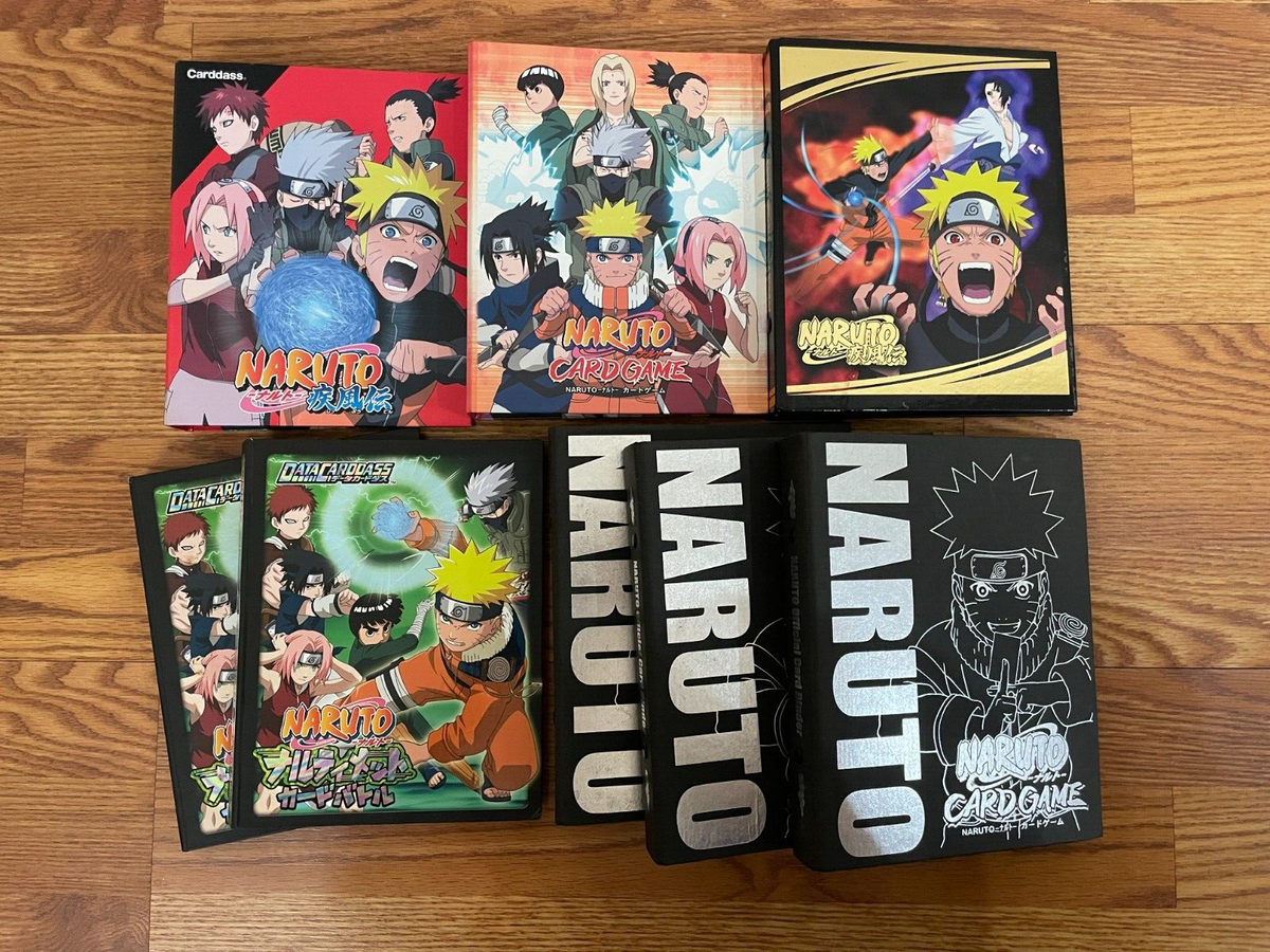 Naruto Card Binders x8, Preowned.