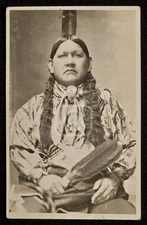 Rare RPPC Indian Paul Red Eagle, Osage Nation. C 1937 Pawhuska, Oklahoma 