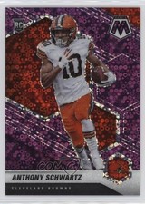 2021 Panini Mosaic Rookies No Huddle Purple Prizm 25/50 Anthony Schwartz 16ze