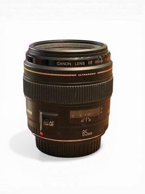 Canon EF 85mm f/1.8 USM Portrait Ultrasonic Lens - Tested & Works