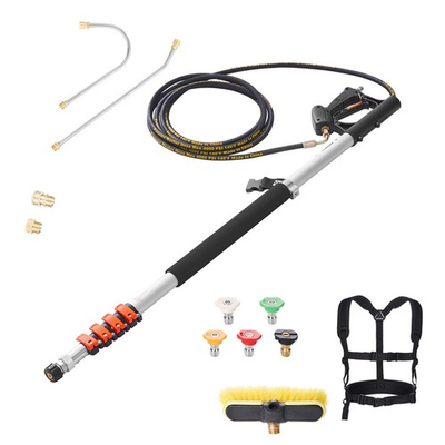 #ad Pressure Washer Telescoping Wand 18 ft 4000 psi Telescopic Spray Wand with Po $134.34