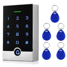 Security Door Access Control Keypad RFID Keypad with ID Key Fobs Stand-Alone ...