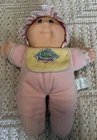 Vintage Cabbage Patch Kids Babyland Doll Soft Pink - 1989