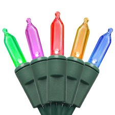 Multicolor LED Christmas Lights - 35 Count Multi-Colored Christmas String Lig...