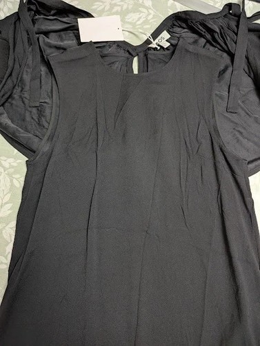 COS Black Long Sleeve Loose Fit Shift Dress Size 36 UK 8 BNWT - Picture 11 of 14