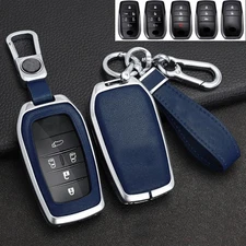 Zinc Alloy Smart Key Fob Cover Shell For Toyota Yaris Venza Sienna Prius Tundra
